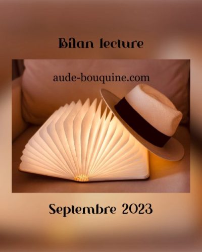 Bilan lecture du blog aude-bouquine.com septembre 2023